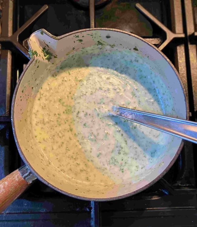 Parsley sauce
