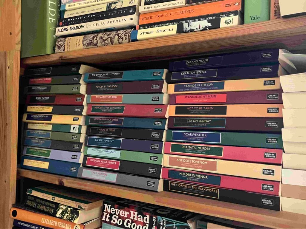 Some of my British Library Crime classics collection - full of the myths if classic crime fiction!