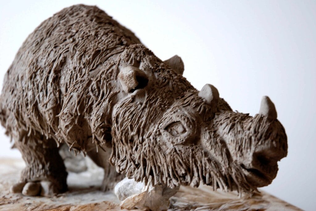 Etruscan Rhino by Emily Tellwright